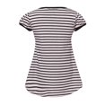 thumbnail image 2 of Richie House Girls' Striped T-shirt with Lace RH2276, 2 of 2