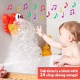 thumbnail image 2 of Fabricante de baño de burbujas de cangrejo para la bañera. Sopla burbujas y reproduce 12 canciones infantiles - Bebé, (rojo claro), 2 of 5