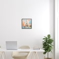 thumbnail image 3 of Stupell Industries Abstract Pink Eiffel Tower Abstract Painting Black Framed Art Print Wall Art, 12 x 12, 3 of 9