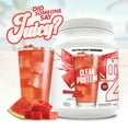 thumbnail image 6 of NutraBio Clear Whey Isolate Protein Powder, Delicious & Refreshing Fruit Flavors, Protein Juice, No Milky Taste, No Foam, Zero Sugar, Watermelon Breeze, 20 Servings, 6 of 9