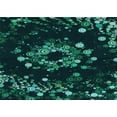 thumbnail image 1 of Ahgly Company Machine Washable Indoor Rectangle Transitional Dark Cyan Green Area Rugs, 2' x 3', 1 of 7