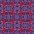 thumbnail image 1 of Ahgly Company Indoor Square Patterned Dark Orchid Purple Area Rugs, 7' Square, 1 of 1