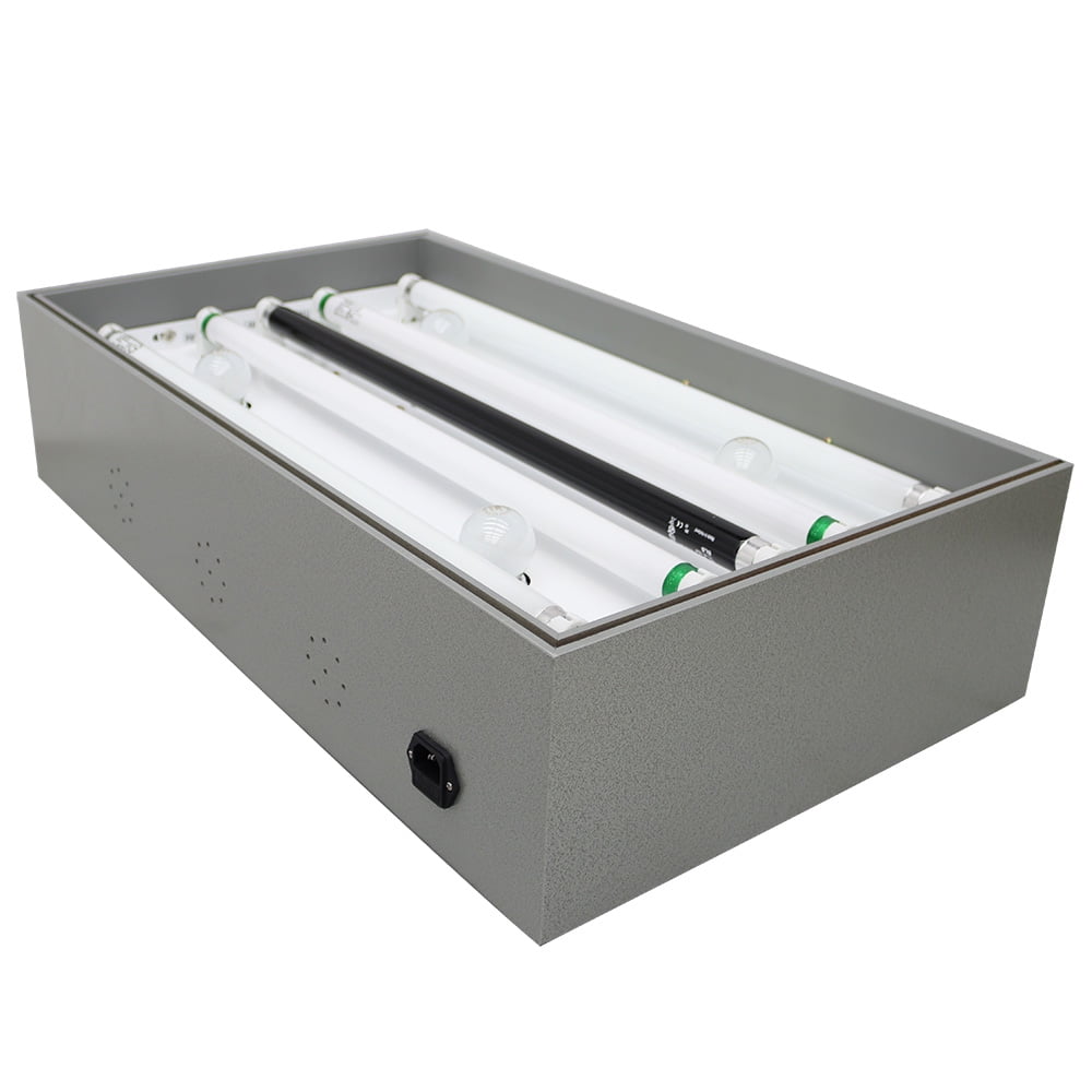 INTSUPERMAI Color Matching Cabinet Color Assessment Light Box 4 Lamps