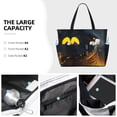 thumbnail image 2 of Kdxio Glowing Snake Dark Forest for Beach Bag for Women Large Beach Tote Bag Waterproof Sandproof Swim Bag with Zipper Pockets Beach Vacation Travel, 2 of 6