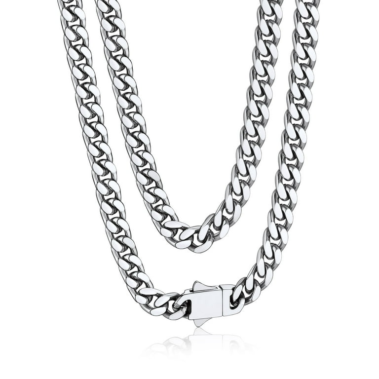 Bandmax Men's Miami Cuban Link Chain Necklace photo 1