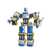 Transforming Robot Toys for Boys Military Team Deformation Action Figure 5 in 1 Educational STEM Toys for Toddler Christmas Birthday Gifts