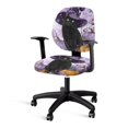 thumbnail image 3 of CHAQLIN Rotating Chair Protectors Black Cat Halloween Print with Cozy Breathable Office Chair Cover for Gaming Chairs, 2 Piece Sets Rotating Chair Slipcover, 3 of 8