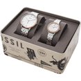thumbnail image 7 of Fossil Andy and Addison His and Her Set Quartz Silver Dial Unisex Watch FS5562SET, 7 of 7