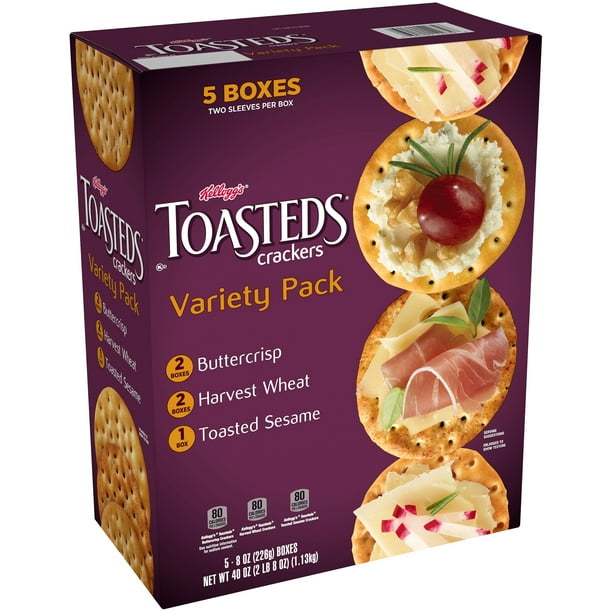 Keebler Toasted Crackers Variety Pack 40oz