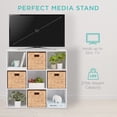 thumbnail image 6 of 118.69  9-Cube Storage Organizer, 11in Shelf Opening, Bookcase, Display Shelf, Customizable w/ 3 Removable Back Panels - White, 6 of 9