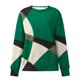 thumbnail image 4 of Puntoco Mujer Cuello Redondo Moda Casual Manga Larga Estampado Sudadera tops Blusa Puntoco Puntoco-7229, 4 of 5
