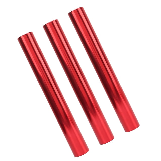 Batones De Relé De Campo De Pista De aleación De Aluminio 3pcs, Para Carreras De Al Aire , Eventos De Relevo De Equipo, Adecuado Para Estudiantes