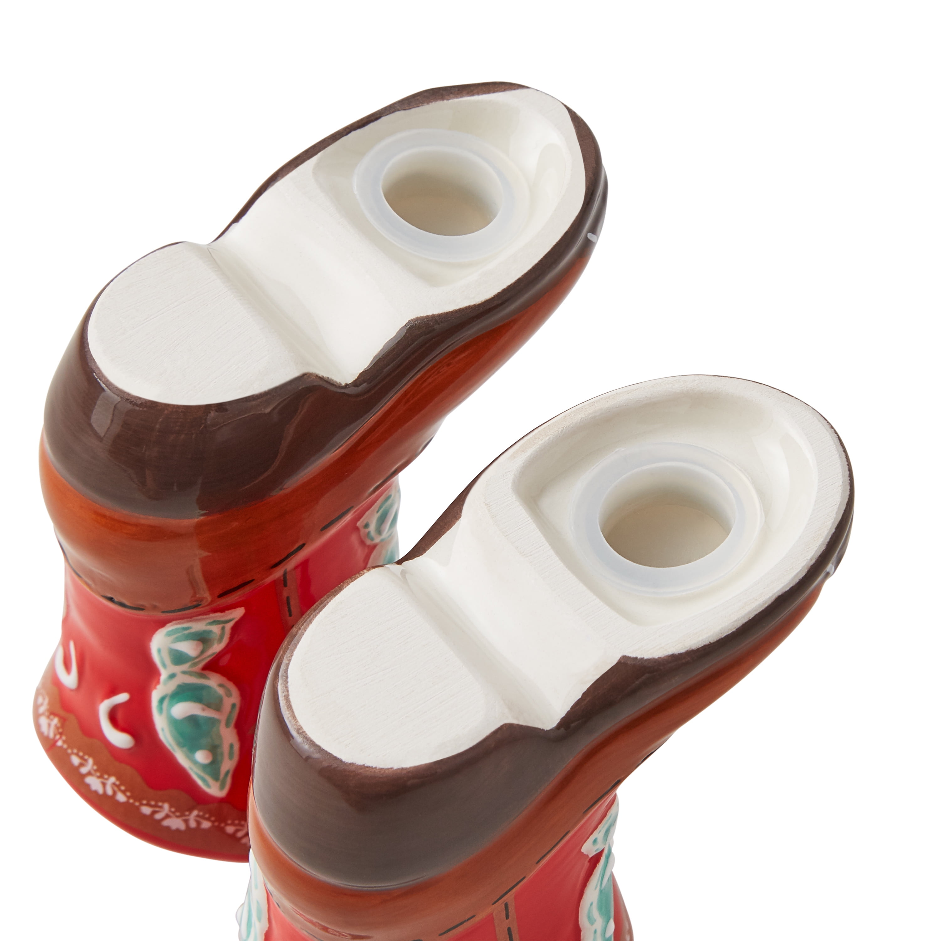 The Pioneer Woman Red Cowboy Boots Salt and Pepper Shaker Set