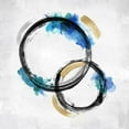 thumbnail image 2 of Harris, Natalie 15x15 White Modern Wood Framed Museum Art Print Titled - Circle Motion Blue II, 2 of 4