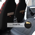 thumbnail image 5 of Uemuo Red Black Plaid Pattern Car Seat Covers for Front Seats Waterproof Seat Covers for Cars, Universal Auto Front Seats Protector Fits for Car-2 PCS, 5 of 6