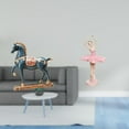 thumbnail image 2 of 2 Pieces Ballet Girl Statue Horse Figurine Animal Sculpture Crafted from Resin for Living Room Office Study, 2 of 8