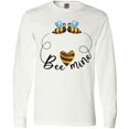 thumbnail image 3 of Inktastic Valentine’s Day Bee Mine Cute Bees and Heart Long Sleeve T-Shirt, 3 of 5