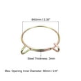 thumbnail image 2 of Fuel Line Hose Clips, 5 Pack 60mm 65Mn Steel Single Wire Tubing Spring Clamps, 2 of 5