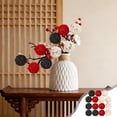 thumbnail image 4 of 15 Pieces Wicker Rattan Balls Decorative Orbs Vase Fillers for Craft, Party, Wedding Table Decoration, Diameter 2 Inch, 4 of 6