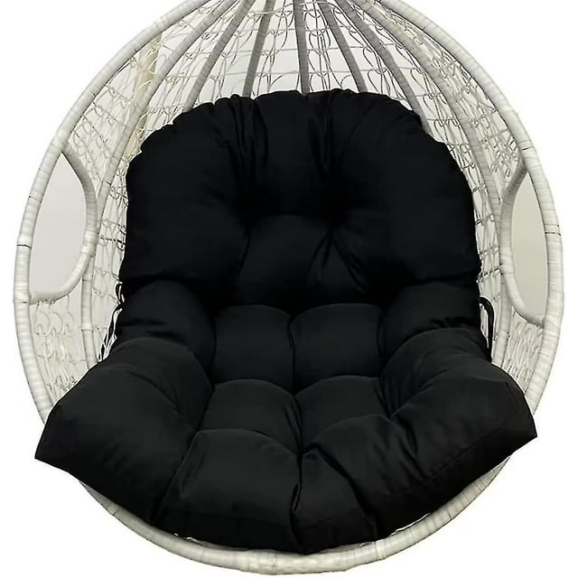 Coussin de Remplacement pour Chaise Oeuf Verte, Coussin Amovible pour Chaise Oeuf Coussin de Chaise Hamac Lavable, Coussin Épais Imperméable pour Chaise Panier Suspendue (Coussin sur