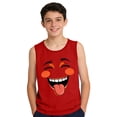 thumbnail image 5 of SGFCWSX Boys Tank Tops Sleeveless Crew Neck Casual Summer Print Daily Wear Beach Shirts for Kids Red Size 8 Years, 5 of 7