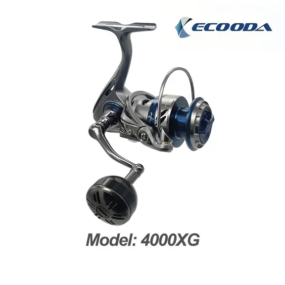 ECOODA Hadera 4000XG Series Spinning Reel 15KG Drag Power Saltwater Fishing Reel Fishing Wheel 4.3:1 Gear Ratio