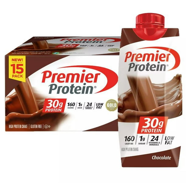 Premier Protein High Protein Shake, Chocolate (11 fl. oz., 15 pk