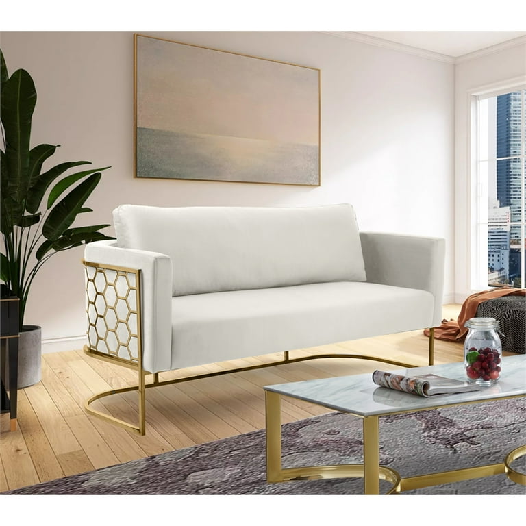 Cream and gold sofa set deals