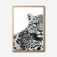 thumbnail image 4 of Striking Black and White Leopard Canvas Wall Art  Modern Minimalist Animal Print, 4 of 10