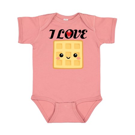 

Inktastic Waffle Lover I Love Waffles Gift Baby Boy or Baby Girl Bodysuit