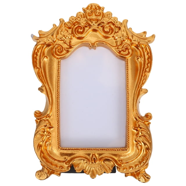 Shisuyan Retro European Style Embossment Photo Frame Carved Vertical Picture Frame Photo Holder