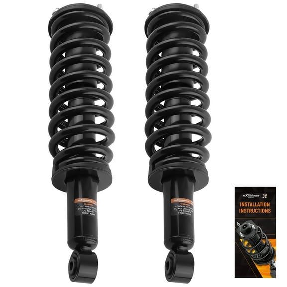 maXpeedingrods 2Pc Front Struts for Toyota Sequoia 2001-2007, 171348L 171348R Shock Absorbers Complete Struts w/Coil Spring Assembly