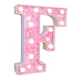 thumbnail image 1 of enjoywould LED Letter Light Glitter Alphabet Sign with Hanging Hole Night Light Party Wedding Home Decoration LED Light, 1 of 10