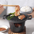thumbnail image 4 of Mini Réchaud à Alcool Barbecue, Réchaud Barbecue, Japonais Simple, Réchaud de Cuisson Amovible, Plateau Barbecue Extérieur Outils, 4 of 7