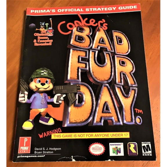 Pre-Owned Conker's Bad Fur Day Prima's Official Strategy Guide N64 Nintendo 64