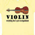thumbnail image 4 of Inktastic Violin Humor Music Boys or Girls Baby Bodysuit, 4 of 5