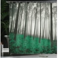 thumbnail image 4 of Ambesonne Shower Curtain, , 69"Wx70"L, Green Black, 4 of 5