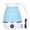 Blue, variant on Yajisi Folding Water Boiler Portable Silicone Household Electric Kettle 400W, White