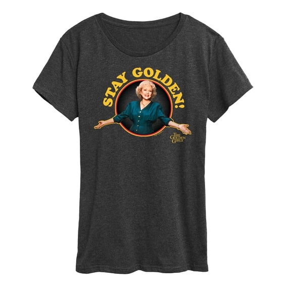 The Golden Girls - Rose Stay Golden Short Sleeve Graphic T-Shirt