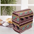 thumbnail image 3 of Animal Stand Mixer Cover, Abstract Pattern of an Animal Silhouette on a Background of Zigzags, Kitchen Appliance Organizer Bag Cover with Pockets, 5 Quarts, Vermilion and Multicolor, by Ambesonne, 3 of 4