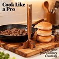 Wooden Ground Beef Masher, Heavy Duty Meat Chopper for Ground Beef ...