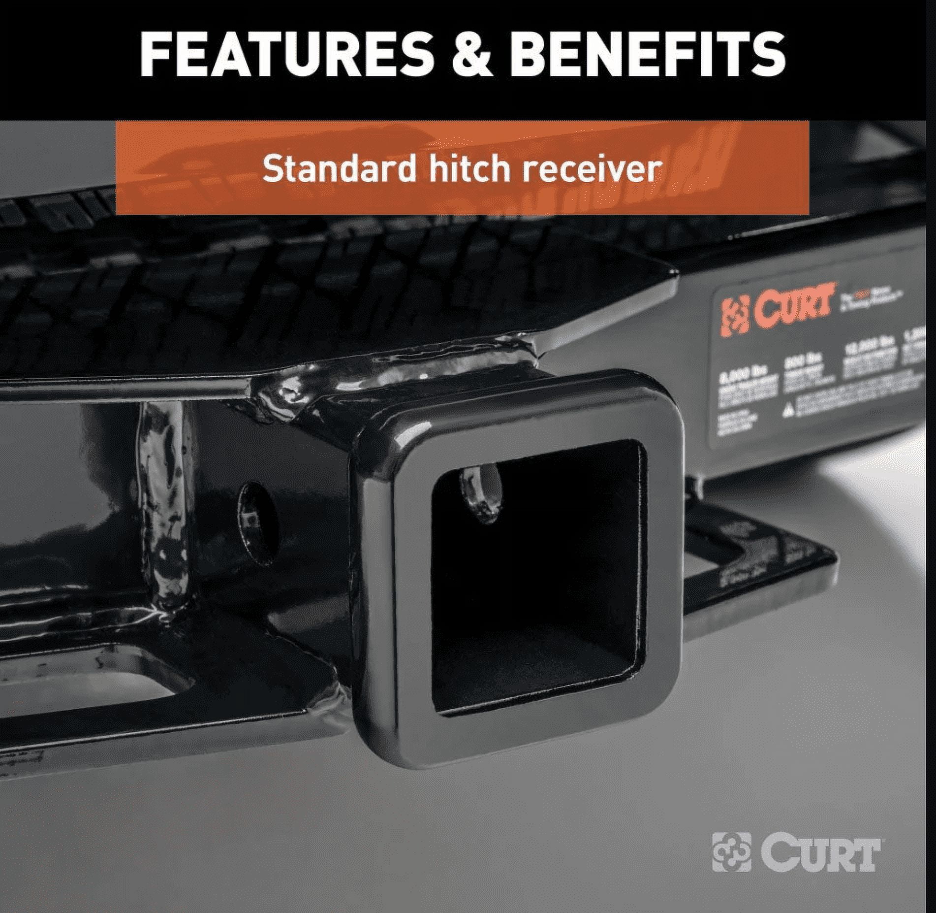 CURT 13900 Multi-Fit Class 3 Adjustable Hitch, 2-Inch Receiver, 5,000 lbs.