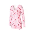 thumbnail image 5 of LMLYSoH Women's Sexy High Waist Playsuit, Casual Pattern Printing Romper, Long Sleeve Short Pants Home Clothing, 5 of 9