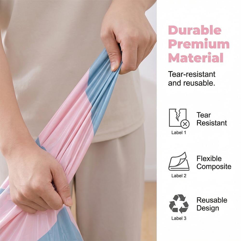 Better Life Space Bags, No Pump Vacuum Storage Bags for Clothes