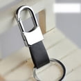 thumbnail image 2 of UDIYO Men Fashion Simple Cool Faux Leather Strap Keyring Keychain Key Chain, 2 of 6