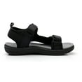 thumbnail image 4 of Apakowa Unisex Kids Boys Girls Outdoor Summer Sport Water Sandal Shoes（Color : BlackGrey, Size : 12 Little Kid）, 4 of 8