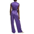 thumbnail image 2 of BGL womens  2pc Vest & Pant Set, 2, Purple, 2 of 3