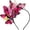 Hot Pink_002, variant on XASZHN Fairy Tale Wedding Flower Headband Bridal Forest Fairy Hairband Blue_003 One Size