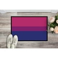 thumbnail image 2 of Carolines Treasures CK8011MAT Bisexual Pride Door Mat Indoor Rug or Outdoor Welcome Mat 18x27 Doormat 18H X 27W, 2 of 4