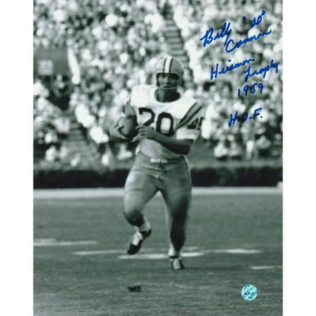 NCAA - Billy Cannon LSU Tigers Autographed 8x10 Photograph - Inscribed "Heisman Trophy 1959" and "HOF" -Running-